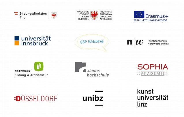 Logos der 11 Partnerinnen und der EU im Projekt PULS+